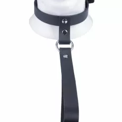 The Red Collier En Cuir Avec Laisse Courte -GODES EN SILICONE Soldes collier en cuir avec laisse courte 2