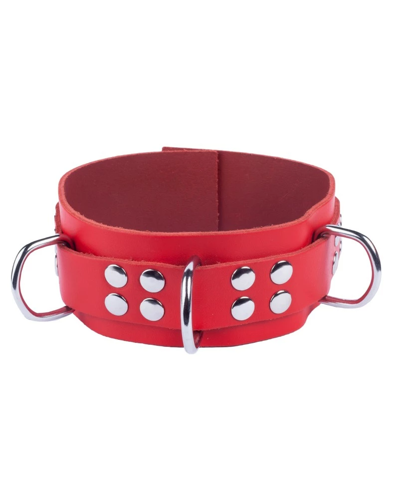 The Red Collier En Cuir Ultra Rouge 4 The Red Collier En Cuir Ultra Rouge – Image 2