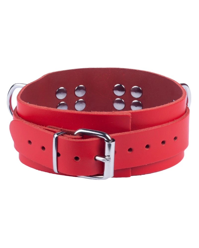 The Red Collier En Cuir Ultra Rouge 5 The Red Collier En Cuir Ultra Rouge – Image 3