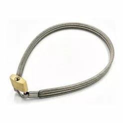 Generique Collier En Metal Slave Lock Avec Cadeans Taille S -GODES EN SILICONE Soldes collier en metal slave lock avec cadeans 8