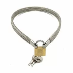 Generique Collier En Metal Slave Lock Avec Cadeans Taille S -GODES EN SILICONE Soldes collier en metal slave lock avec cadeans 9