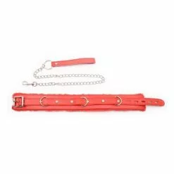 Generique Collier Et Laisse Fur Sweet Rouge -GODES EN SILICONE Soldes collier et laisse fur sweet rouge 1