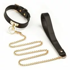 La Boutique Du Hard Collier Et Laisse Sclave Noirs