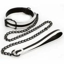 GLO IN THE DARK Collier-Laisse Fluorescente Glo 75cm -GODES EN SILICONE Soldes collier laisse fluorescente glo 75cm 2