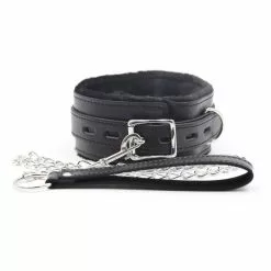 Generique Collier Laisse Fur Noir -GODES EN SILICONE Soldes collier laisse fur noir 1