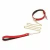 La Boutique Du Hard Collier-Laisse Master Me Rouge -GODES EN SILICONE Soldes collier laisse master me rouge