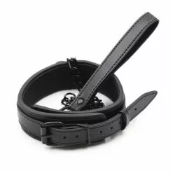 FUKR Collier + Laisse Noir