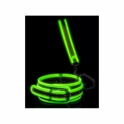 Ouch! Glow Collier-Laisse Phosphorescent Glow -GODES EN SILICONE Soldes collier laisse phosphorescent glow 2