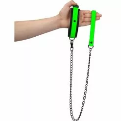Ouch! Glow Collier-Laisse Phosphorescent Glow -GODES EN SILICONE Soldes collier laisse phosphorescent glow 3