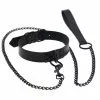 Generique Collier-Laisse Punk Noir 1 Generique Collier-Laisse Punk Noir -GODES EN SILICONE Soldes collier laisse punk noir