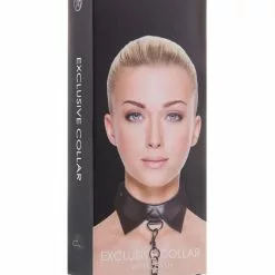 Ouch! Collier Laisse Shirt Noir -GODES EN SILICONE Soldes collier laisse shirt noir 1