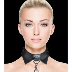 Ouch! Collier Laisse Shirt Noir -GODES EN SILICONE Soldes collier laisse shirt noir 2