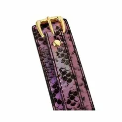 SM Fantasy Collier-Laisse Snakine Noir-Rose -GODES EN SILICONE Soldes collier laisse snakine noir rose 3