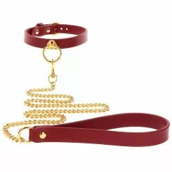 Collier-Laisse Taboom Rouge -GODES EN SILICONE Soldes collier laisse taboom rouge 4