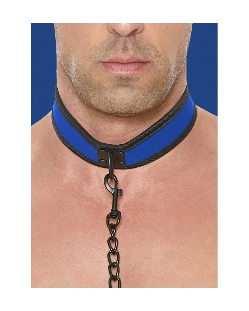 Ouch! Puppy Play Collier Néoprène Ouch Puppy Bleu 5 Ouch! Puppy Play Collier Néoprène Ouch Puppy Bleu – Image 3