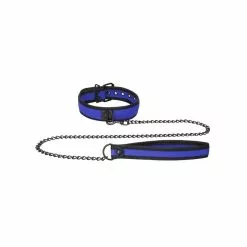 Ouch! Puppy Play Collier Néoprène Ouch Puppy Bleu
