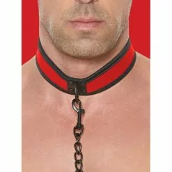 Ouch! Puppy Play Collier Néoprène Ouch Puppy Rouge -GODES EN SILICONE Soldes collier neoprene ouch puppy rouge 3