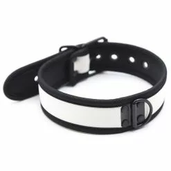 Kinky Puppy Collier Néoprène Simply Puppy Blanc