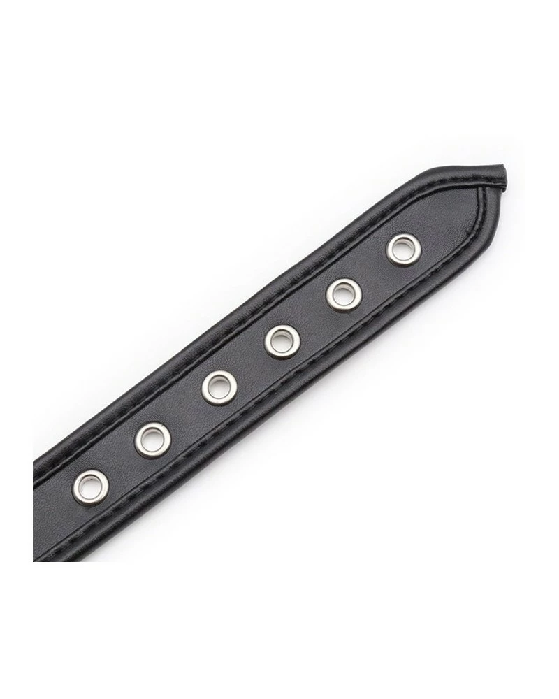 Generique Collier O Ring Simili Noir 5 Generique Collier O Ring Simili Noir – Image 3