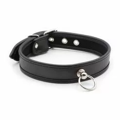 Generique Collier O Ring Simili Noir