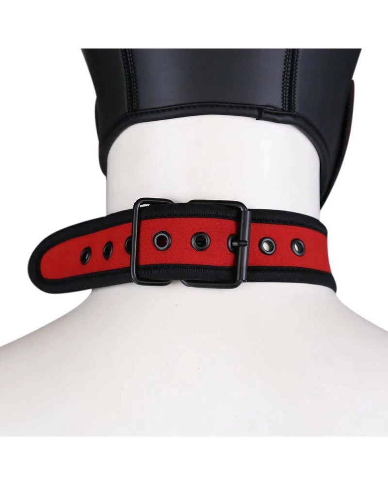 Kinky Puppy Collier PUPPY Néoprène Rouge 6 Kinky Puppy Collier PUPPY Néoprène Rouge – Image 4