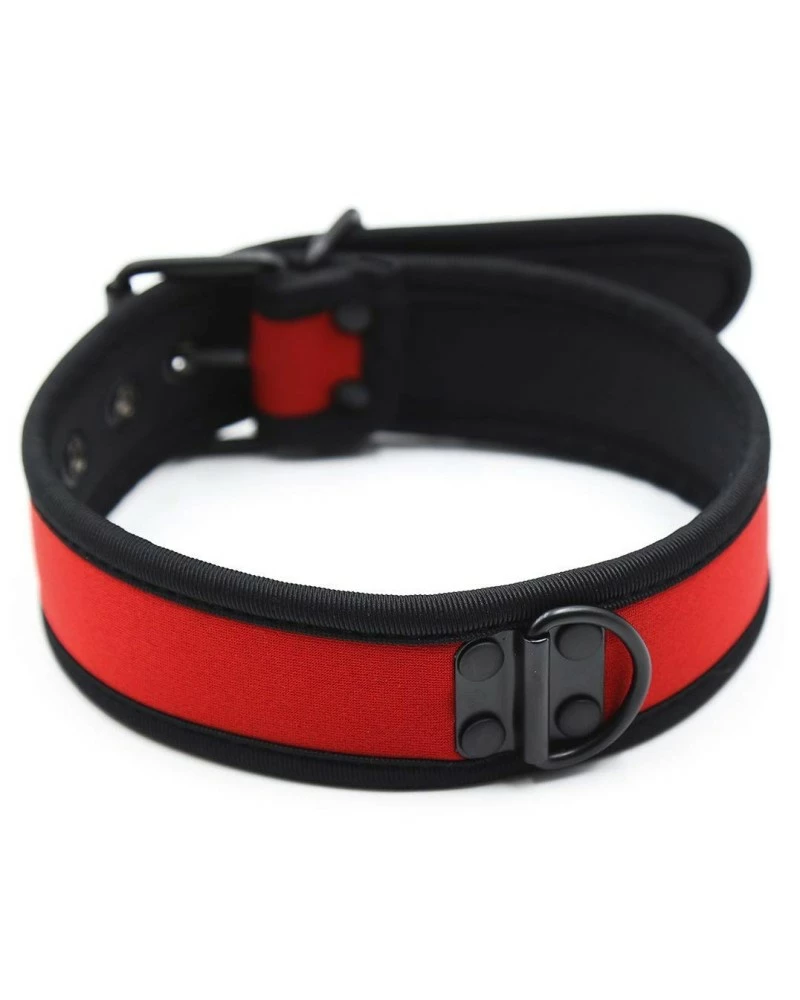 Kinky Puppy Collier PUPPY Néoprène Rouge 3 Kinky Puppy Collier PUPPY Néoprène Rouge