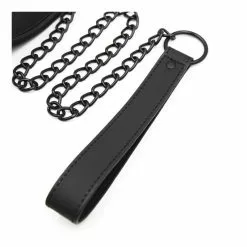 FUKR Collier Soumission Avec Laisse Noir -GODES EN SILICONE Soldes collier soumission avec laisse noir 11