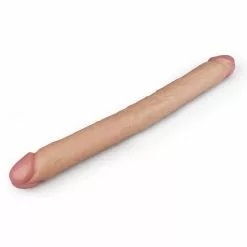 Love Toy Double Dildo Realistic Slim 44 X 4.5cm