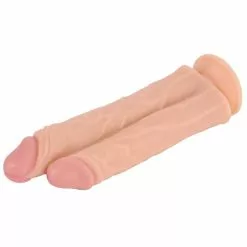 Kiotos COX Double Gode Cox 24 X 8 Cm 12 Kiotos COX Double Gode Cox 24 X 8 Cm -GODES EN SILICONE Soldes double gode cox 24 x 8 cm 2