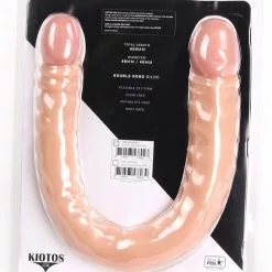 Kiotos COX Double Gode Cox 45 X 4.5 Cm -GODES EN SILICONE Soldes double gode cox 45 x 45 cm 5