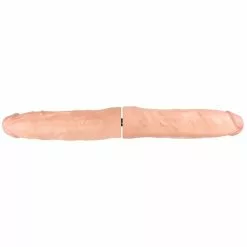 DEEP'R Double Gode DeepR Veiny - 2 X 28.5 Cm - Largeur De 5.8 à 7.3 Cm - Flesh