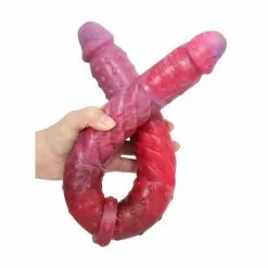 DoublePlayz Double Gode Duo Twist 53 X 4.2cm -GODES EN SILICONE Soldes double gode duo twist 53 x 42cm 3