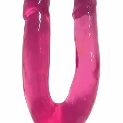 Double Gode Lollicock 14 X 3.5cm Rose