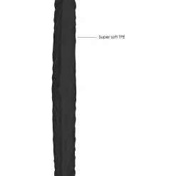 Real Rock Skin Double Gode Realrock 36 X 4.4cm Noir -GODES EN SILICONE Soldes double gode realrock 36 x 44cm noir 3