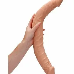 Real Rock Skin Double Gode Realrock 45 X 5.2cm Flesh -GODES EN SILICONE Soldes double gode realrock 45 x 52cm flesh 5