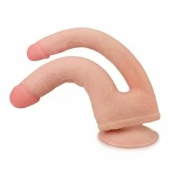 Love Toy Double Gode SkinLike 18 X 3.5 Cm -GODES EN SILICONE Soldes double gode skinlike 18 x 35 cm 4