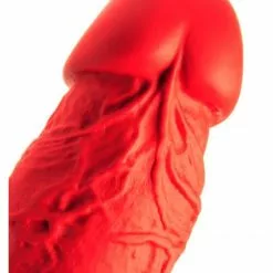 MK Toys Double Gode Stretch N¬∞33 42 X 5cm Rouge -GODES EN SILICONE Soldes double gode stretch n33 42 x 5cm rouge 3