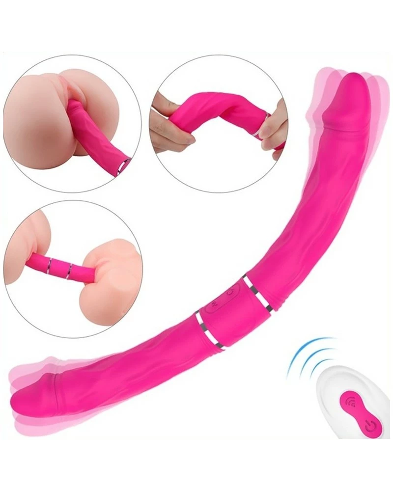 Generique Double Gode Vibrant Pyrios Rose 35 X 3.5cm 10 Generique Double Gode Vibrant Pyrios Rose 35 X 3.5cm – Image 8