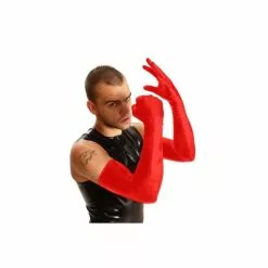 Gants Fist Shoulder Rouge Taille L -GODES EN SILICONE Soldes gants fist shoulder rouge 13