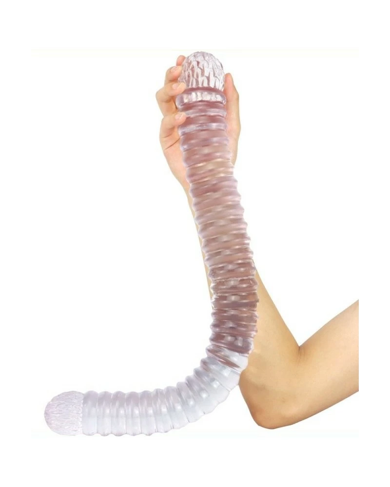 DoublePlayz Gode Big Tortos 55cm X 5.5cm Transparent 4 DoublePlayz Gode Big Tortos 55cm X 5.5cm Transparent – Image 2