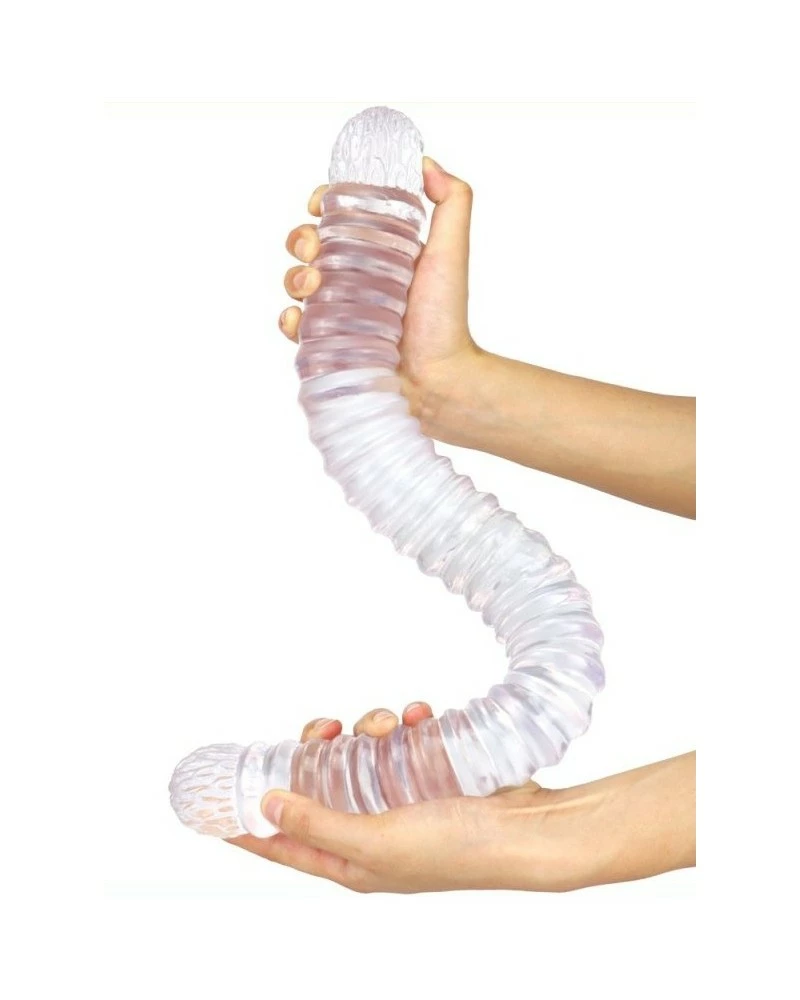 DoublePlayz Gode Big Tortos 55cm X 5.5cm Transparent 3 DoublePlayz Gode Big Tortos 55cm X 5.5cm Transparent