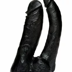 Doc Johnson Gode Double Pénétration Vac-U-Lock 14 X 7.5 Cm Noir