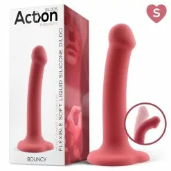 Action Gode En Silicone Bouncy S 15 X 3.3cm -GODES EN SILICONE Soldes gode en silicone bouncy s 15 x 33cm 6