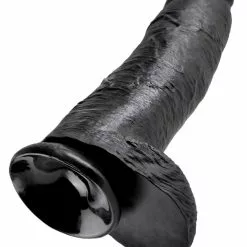 Gode King Cock 27 X 8 Cm Noir -GODES EN SILICONE Soldes gode king cock 27 x 8 cm noir 4