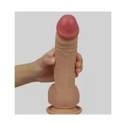 Nature Cock Gode Réaliste DUAL Silicone 15 X 3.4 Cm Métis -GODES EN SILICONE Soldes gode realiste dual silicone 15 x 34 cm metis 6