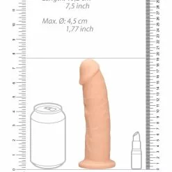 Real Rock Gode Réaliste Realrock 18 X 4.5 Cm -GODES EN SILICONE Soldes gode realiste realrock 18 x 45 cm 8