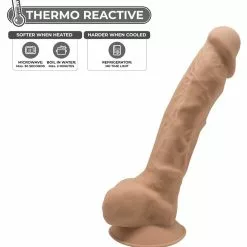 Gode Silexd Modèle 1 - 7" - 14 X 3.5cm Latino -GODES EN SILICONE Soldes gode silexd modele 1 7 14 x 35cm latino 2