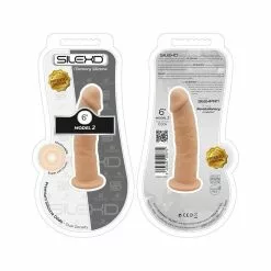 Gode SILEXD Modèle 2 - 6" -15 X 3.5 Cm -GODES EN SILICONE Soldes gode silexd modele 2 6 15 x 35 cm 1