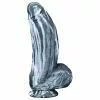 F*CK MY COLOR Gode Silicone Fat Dick 18 X 6.5cm Noir-Blanc -GODES EN SILICONE Soldes gode silicone fat dick 18 x 65cm noir blanc