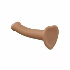 Gode Strap-On-Me Bendable XL 18 X 4.5cm Caramel -GODES EN SILICONE Soldes gode strap on me bendable xl 18 x 45cm caramel 3
